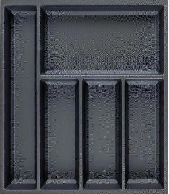 Agoform Besteckeinsatz Sky 550/50 Schubladeneinsatz aus Kunststoff in Schwarz, B: 52,3 cm, T: 42,0 cm, H: 5,3 cm - Bild 1
