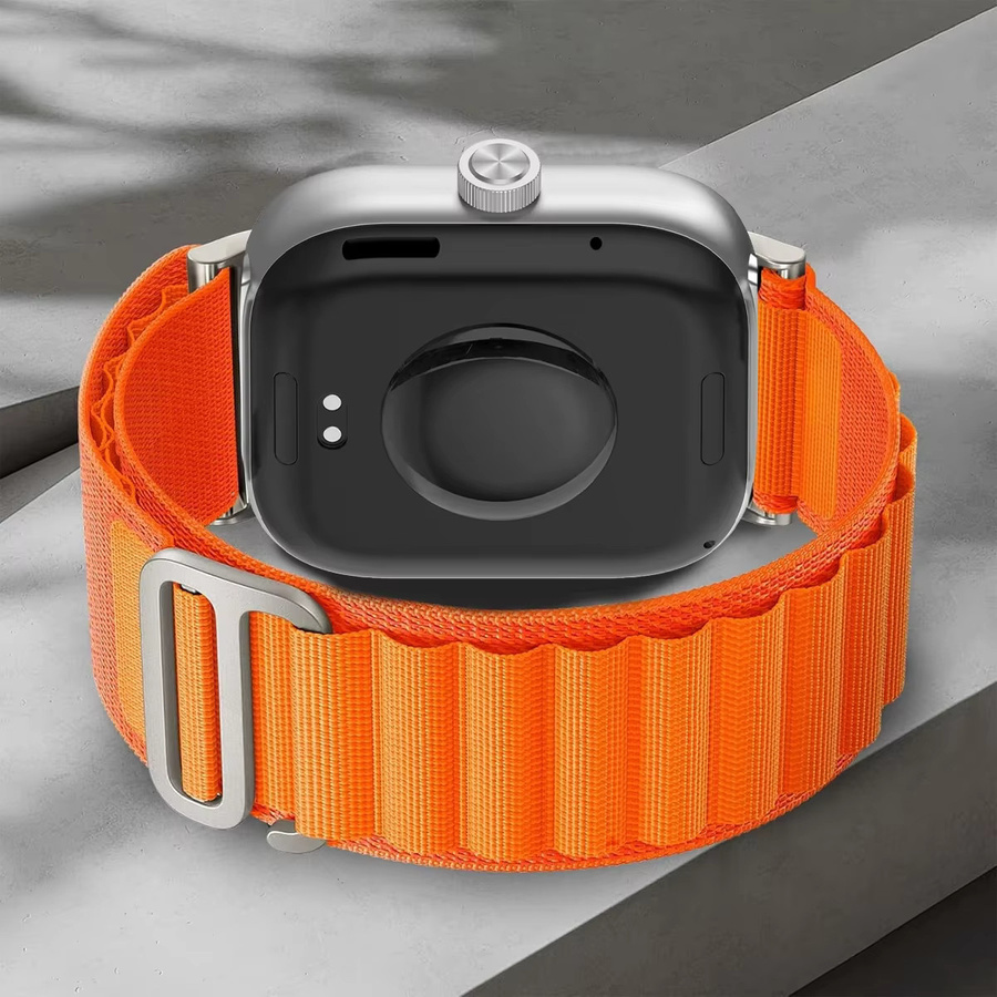 CAOWTAN Uhrenarmband Nylon, orange - Bild 4