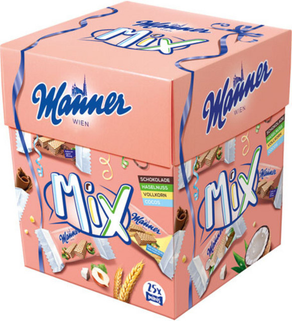 Manner Schnitten Minis Mix-Box 25 x 15 g - Bild 1