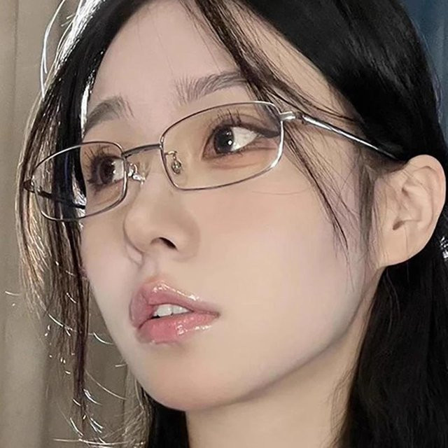 Fable Korrektionsbrille, Metall, quadratisch, Vollrand, Silber, Unisex - Bild 1