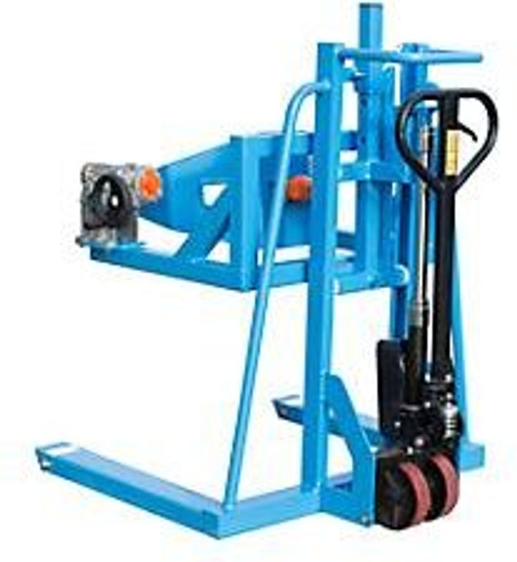Bauer Südlohn Fassheberoller FHR 600 F aus Stahl in Blau, B/T/H: 112,5 x 120,0 x 133,0 cm - Bild 2