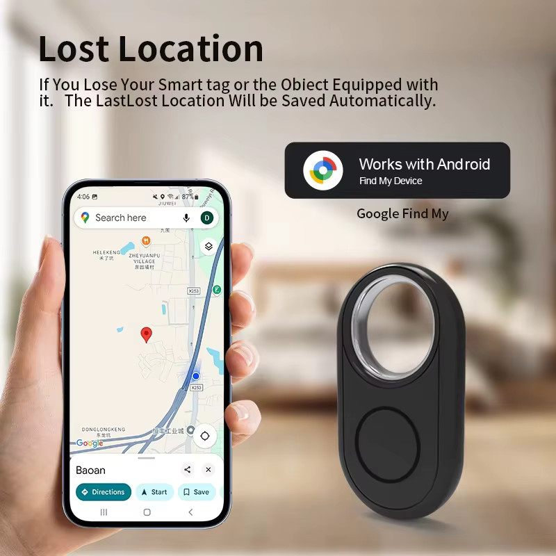 Samsung Smart Tag Standort-Tracker für Android und Google Find My Device App in Schwarz oder Weiß - Bild 4