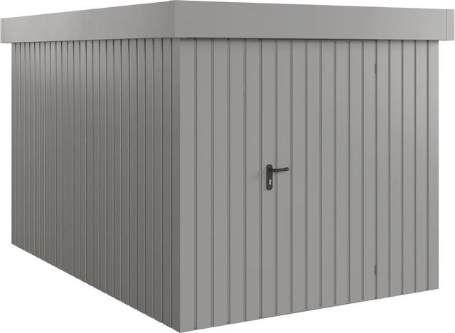 Hörmann EcoStar Gerätehaus Euroline Flachdach 1-flg Graualuminium B: 237 cm, T: 325 cm - Bild 1