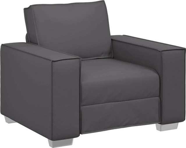 vidaXL Sofa Grau Modern Stoff B/T/H: 99 x 80 x 84 cm - Bild 1