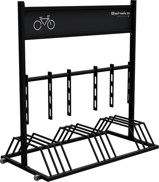 Schake Fahrradständer Mobil Werbeschild Basismodel Tiefschwarz - Bild 1