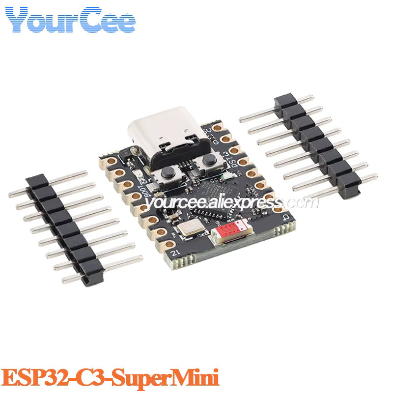 ESP32-C3-SuperMini Entwicklungsboard mit Wi-Fi und Bluetooth in Schwarz (1 oder 10 Stück) - Bild 2