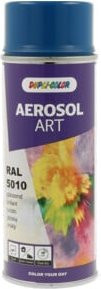 European Aerosols Buntlackspray Enzianblau glänzend RAL 5010 400 ml - Bild 1