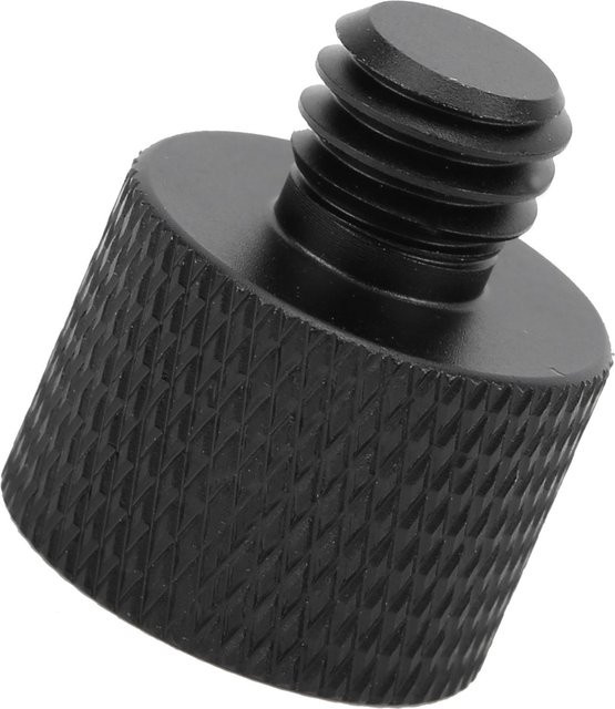 Shoemst Mikrofonstativ-Adapter 5/8 Zoll Innengewinde auf 3/8 Zoll Außengewinde in Schwarz und Grau - Bild 1