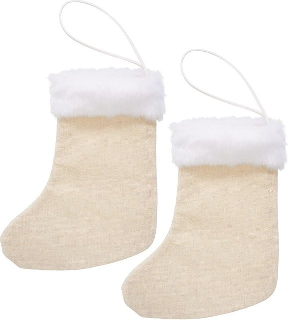 VBS Nikolausstiefel in Beige aus Polyester für die Adventszeit und Weihnachten - Bild 1