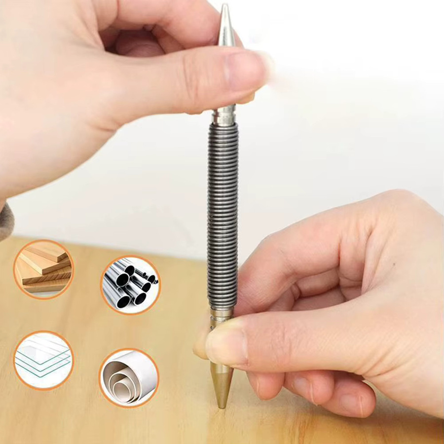 DAZZLEEX 2er Set Hammerless Nagel Set mit Doppelkopf Center Pin Punch 1/16 und 1/32 Zoll sowie Scharnier-Nagelentferner für 3500 PSI - Bild 2