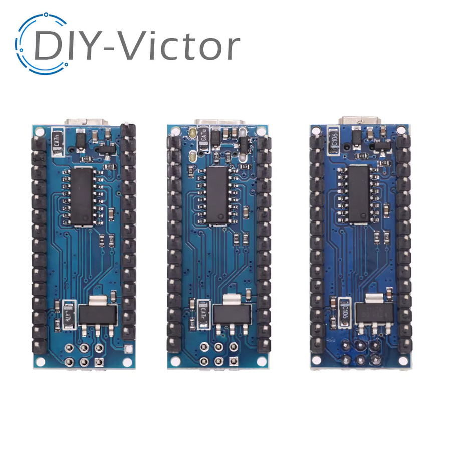 Mini Arduino Nano Controller Board ATmega328P mit USB-C und CH340C Treiber in Blau - Bild 3