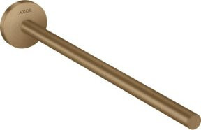 Hansgrohe Axor Uni. Circular Handtuchhalter zur Wandmontage in Brushed Bronze, Breite: 35,4 cm - Bild 1