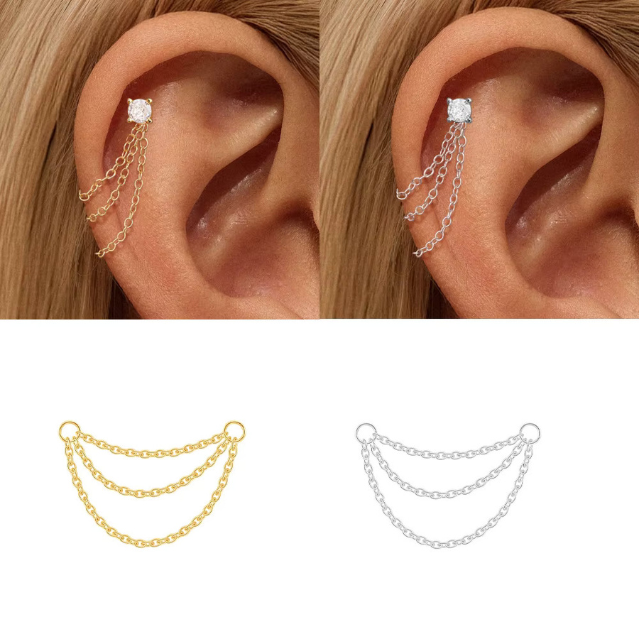 AIDE Ohrring, 925 Silber, Zirkonia, Damen - Bild 2