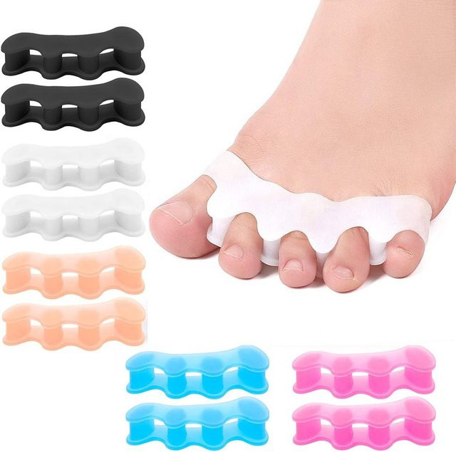 YUAN Zehenabstandshalter aus Silikongel, Unisex, für Füße - Bild 1