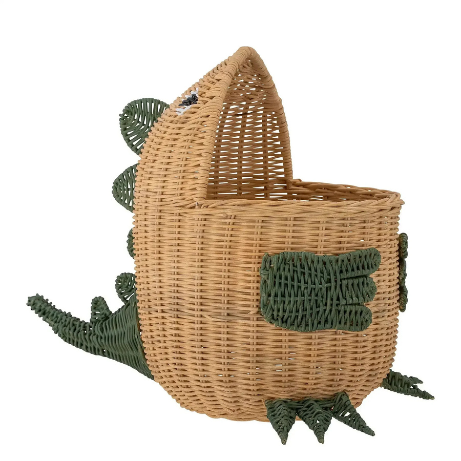 Bloomingville Mini Eddi Aufbewahrungskorb aus Rattan in Natur mit einem Durchmesser von 48 cm - Bild 1