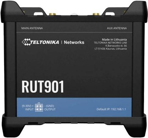Teltonika RUT901 WLAN Router mit integriertem LTE Modem, Single-Band 2.4 GHz, Schwarz - Bild 2