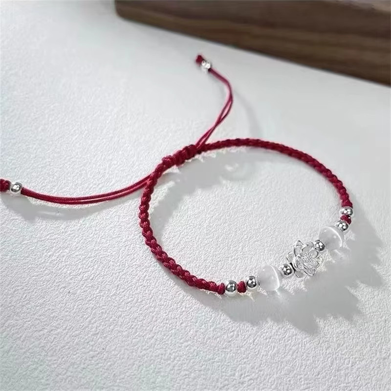 Rinhoo Armband, Lotusblumen-Perlen, verstellbar, Damen - Bild 2