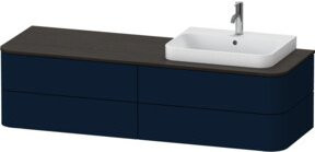 Duravit Waschtischunterschrank Happy D.2 Plus in Blau matt, B/T: 160 x 55 cm - Bild 1