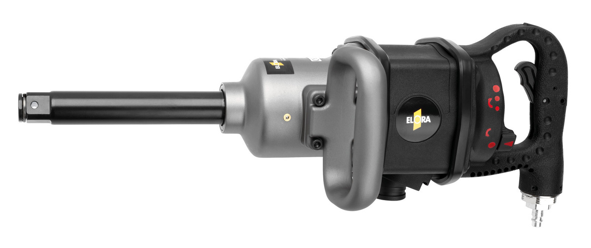 Elora Druckluft-Schlagschrauber mit langer Spindel, 2450 Nm, Grau, ELORA-5002 - Bild 1