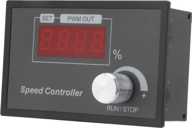 Smart Knob PWM DC-Bürstenmotor-Drehzahlregler von TOMTOP JMS, 6-60V, Schwarz - Bild 1