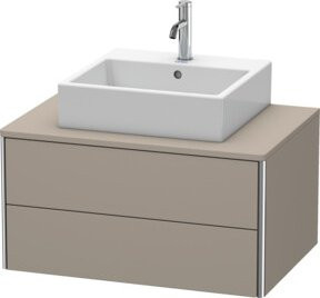 Duravit Waschtischunterschrank XSquare wandhängend mit 2 Schubladen, Breite: 80 cm, Tiefe: 54,8 cm, Höhe: 40 cm - Bild 1