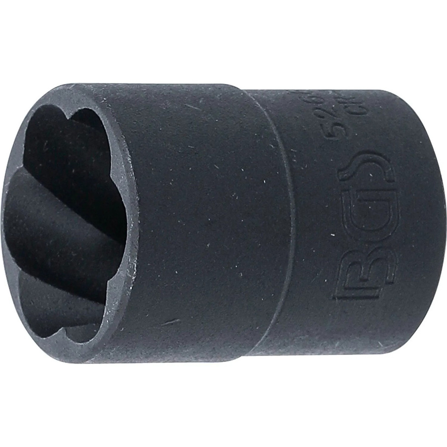 BGS Spiral-Profil-Steckschlüssel-Einsatz Schraubenausdreher mit 1/2 Zoll Innenvierkant und 19 mm Schlüsselweite - Bild 2