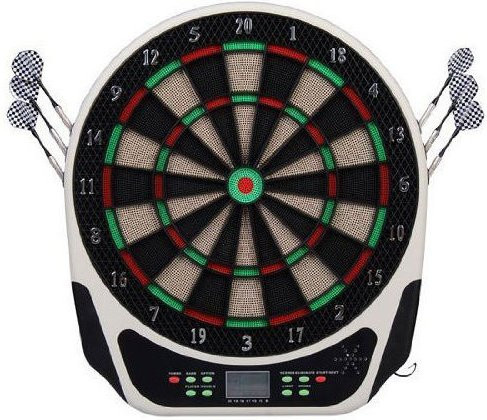 HOMCOM Elektronische Dartscheibe mit LCD-Display für 8 Spieler - Bild 1