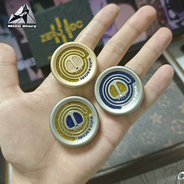 Mine Diary Magnetische Taktile Münze, EDC Fingertip Gyroskop, Stressabbau Spielzeug - Bild 1