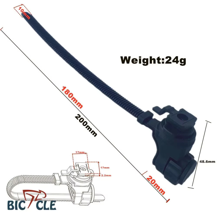 Bontrager Ion ProRT Rücklicht Halterung Adapter in Schwarz für Trek Trek Fahrrad Frontlicht - Bild 2