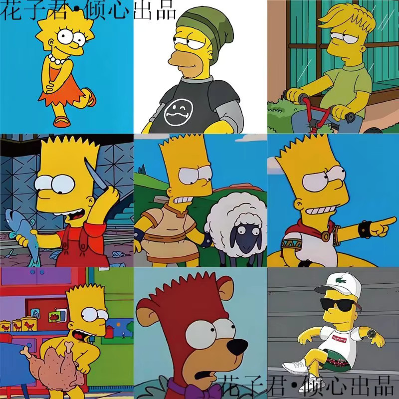 The Simpsons Aufkleber, 54-teiliges Set, Bunt / Mehrfarbig - Bild 4