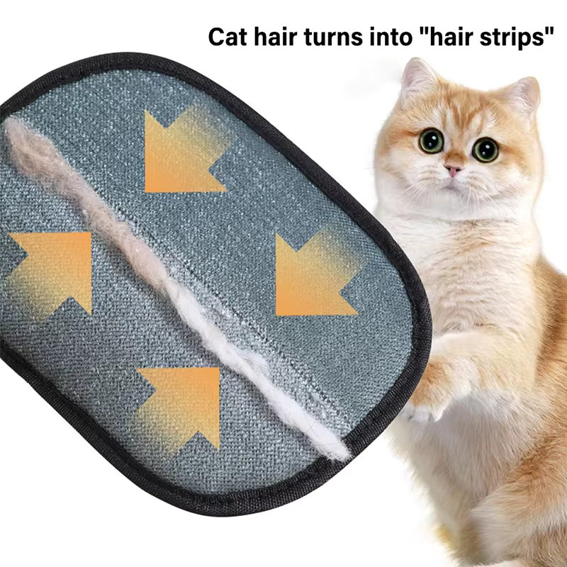 Meltset Elektrostatische Haarentfernungshandschuhe für Haustiere zur statischen Haarentfernung von Hunden und Katzen sowie für Sofas und Kleidung - Bild 4