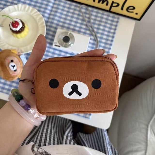 Rilakkuma Kosmetiktasche, Plüsch, Unisex - Bild 1
