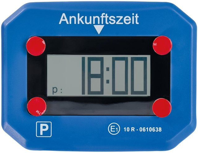 Melianda MA-3100 elektronische Parkscheibe in Blau mit Nachtmodus und KBA-Zulassung - Bild 1