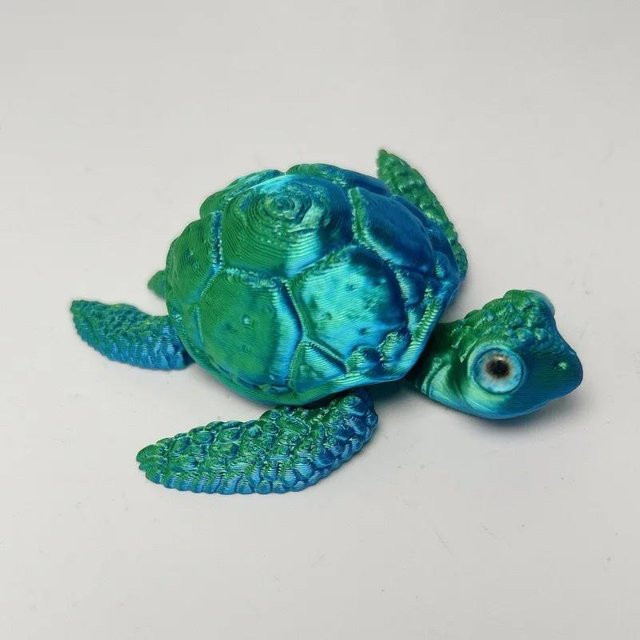 Schildkrötenfiguren, 3D-gedruckt, mit beweglichen Gelenken, ab 14 Jahren - Bild 1