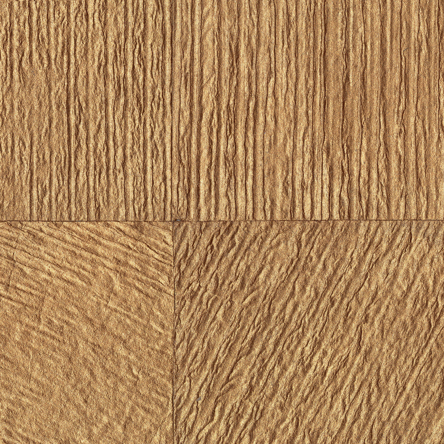 Élitis Wallpaper Koshi RM 1060 91 in Gold und Braun mit geometrischem Abstract-Design - Bild 1