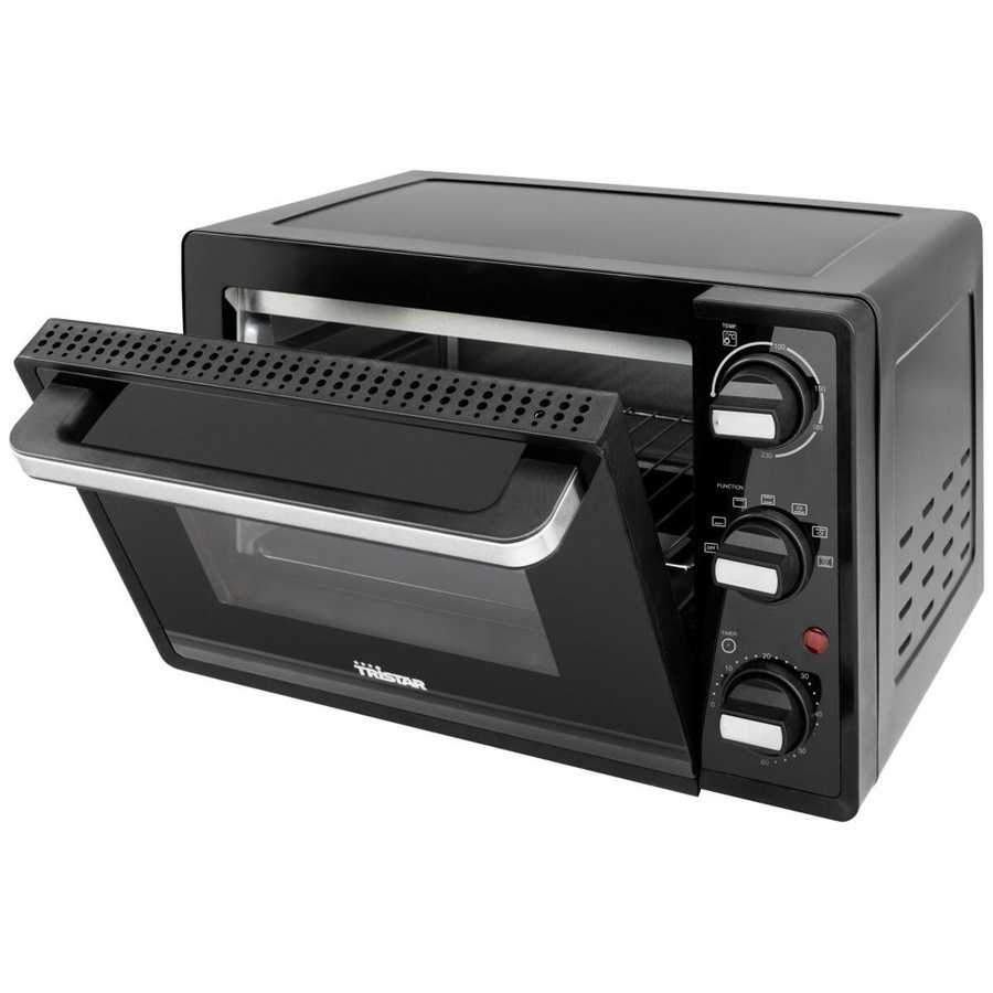 Tristar Mini-Backofen OV-3622 in Schwarz aus Metall mit Grillfunktion, Ober- und Unterhitze sowie Timer, B/H/T: 47 x 41 x 32 cm - Bild 3