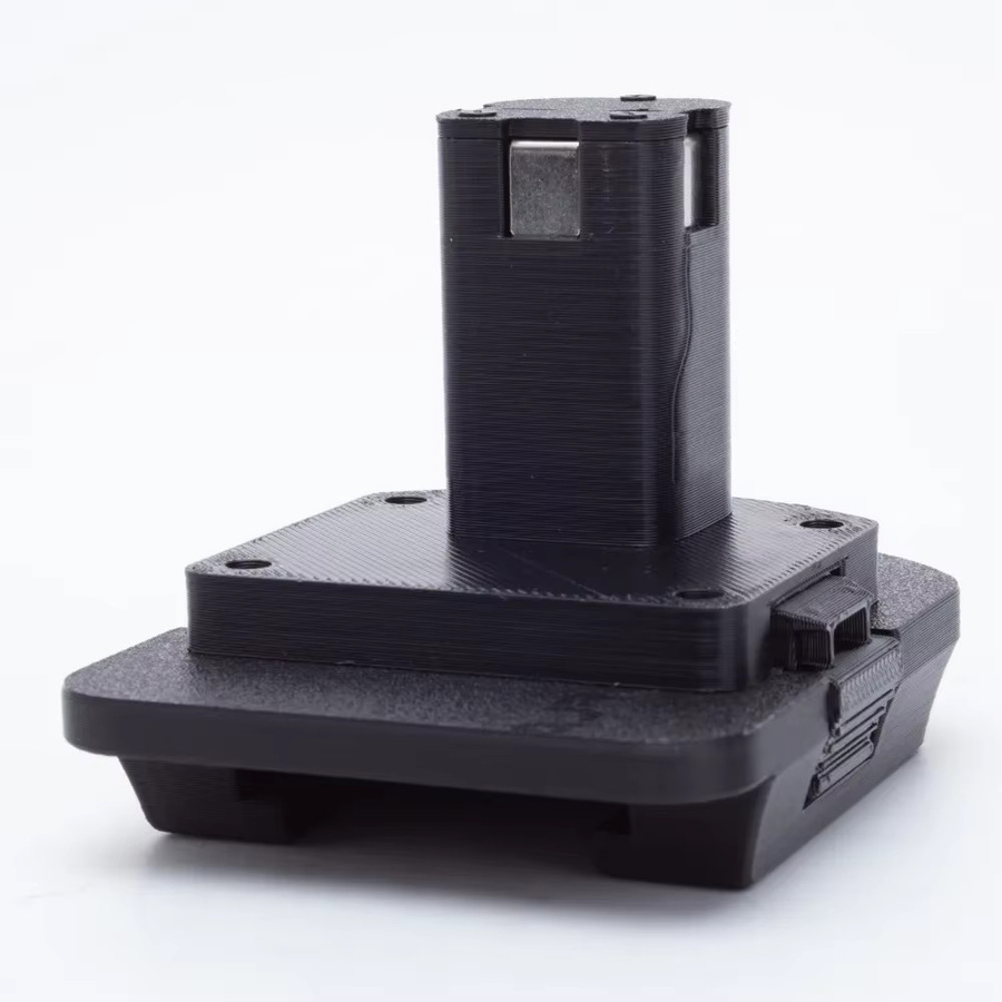 Batterieadapter für WORX 20V 4PIN Li-Ionen-Batterien als Konverter für Ryobi ONE+ 18V Elektrowerkzeuge, Farbe: Schwarz - Bild 4
