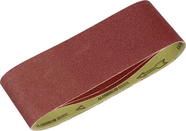 LUX-TOOLS Schleifband Classic K80 für Holz und Metall, Breite: 10 cm, Länge: 61 cm - Bild 1