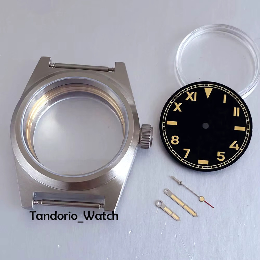 Tandorio Uhrengehäuse, Edelstahl, Silber, 38 mm, Unisex, Uhrenzubehör - Bild 2
