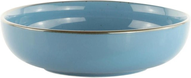 Mömax Suppenteller Capri aus Porzellan in Blau Ø 21 cm - Bild 1