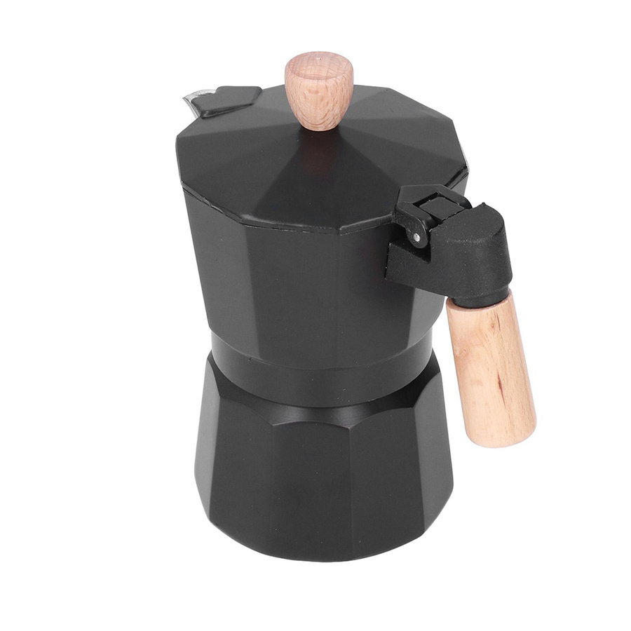 Achteckiger Espressokocher für 6 Tassen für Camping, Haushalt und Büro - Bild 2