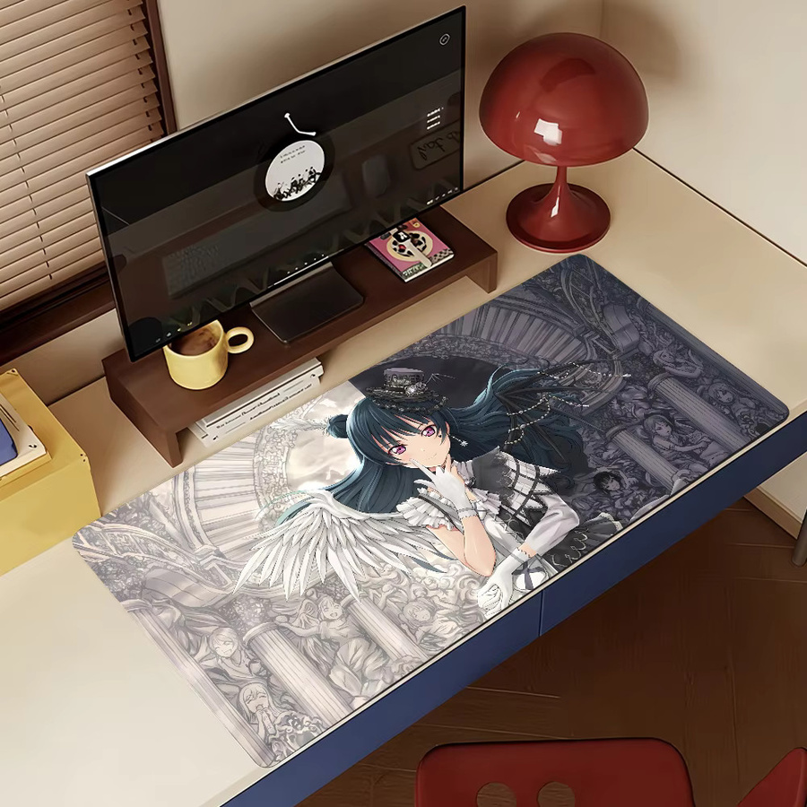Love Live Sunshine Anime Mauspad in Multicolour, rutschfeste Gamer-Schreibtischunterlage für Laptop und Büro - Bild 4