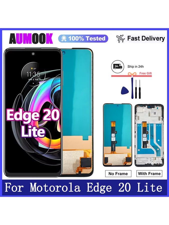 Motorola Moto Edge 20 Lite Ersatz LCD Display mit 6,7 Zoll Touchscreen Digitizer Montage in Schwarz - Bild 6