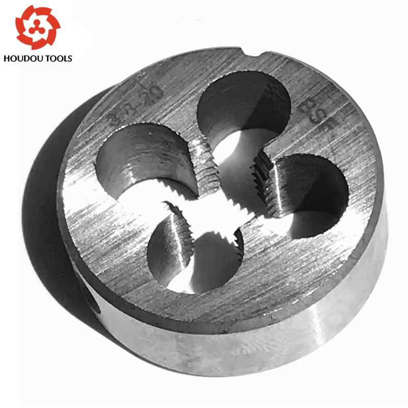 HOUDOUTOOLS BSF 3/8-20 Gerade Gewindeschneidzangen und Gewindebohrer Set für die Stahl- und Metallgewindebearbeitung in Silber - Bild 4