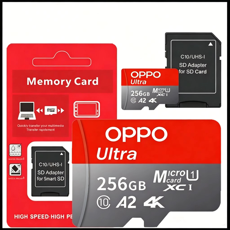 OPPO Micro SD-Karte 1 TB High-Speed TF-Flash-Speicherkarte U3 V60 für 4K Full HD und Action-Kameras - Bild 3