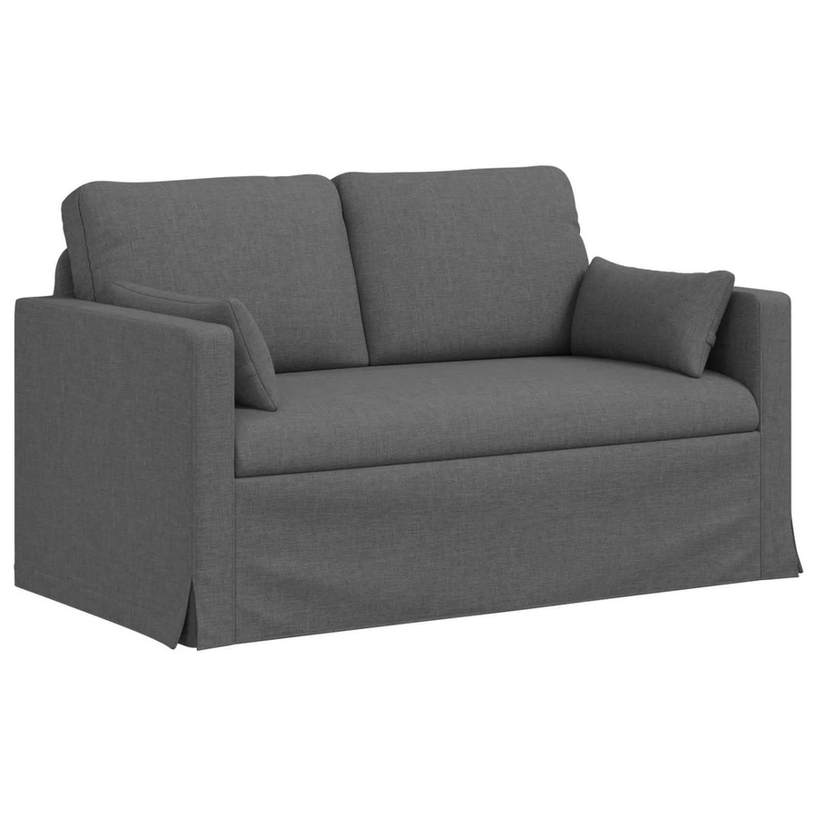 vidaXL Sofa Dunkelgrau mit Stoffbezug und Metallrahmen B/T/H: 139 x 78 x 80 cm - Bild 2