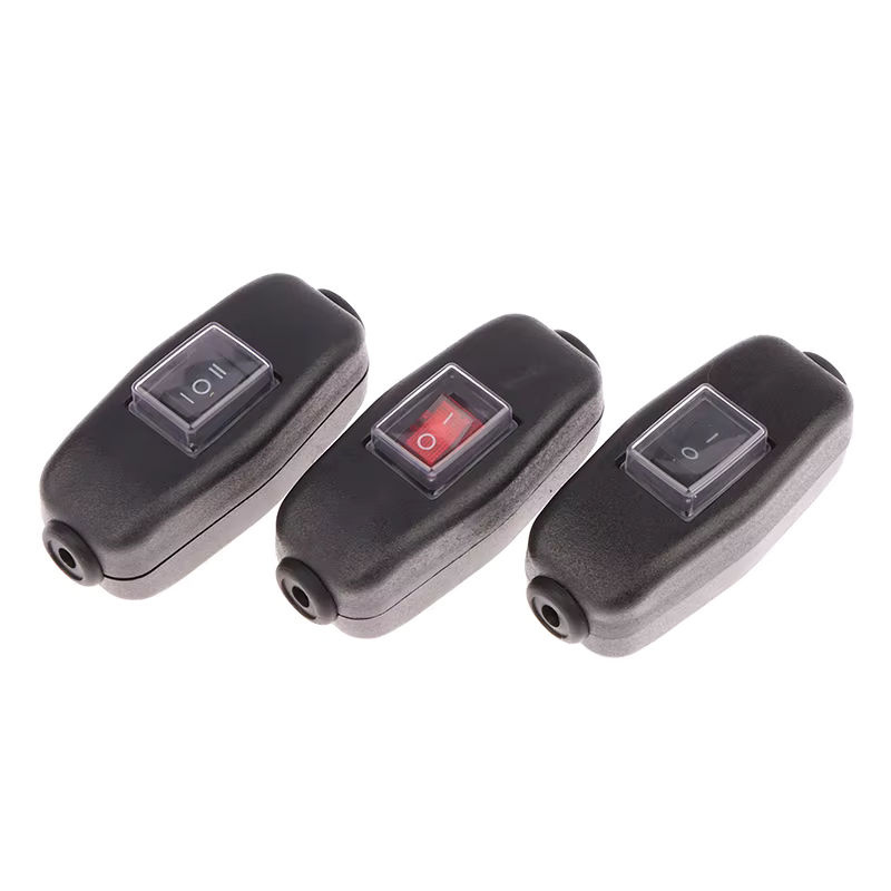 JETTING LED Inline-Kabeltrennschalter wasserdicht und staubdicht, Schwarz, 250V 10A - Bild 3