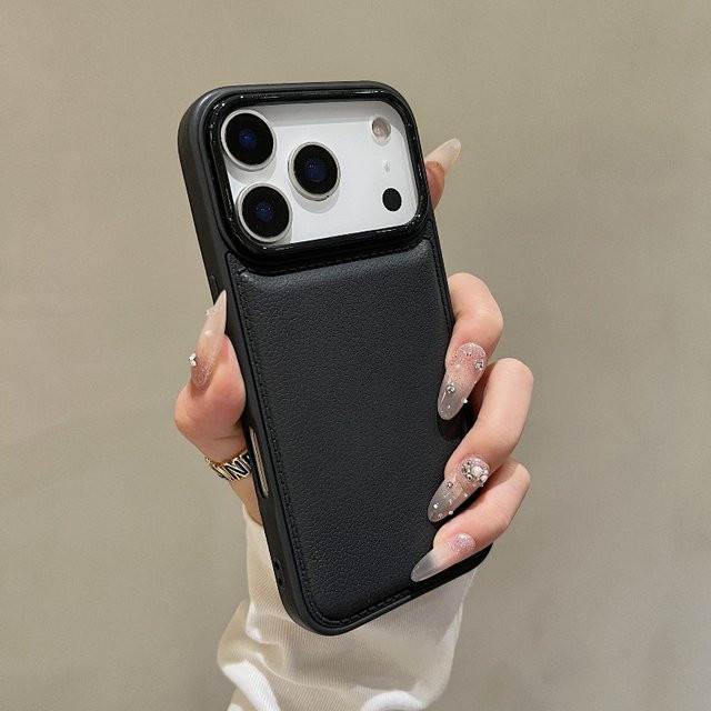 Drum Cortex Plain Soft TPU Handyhülle für iPhone 11 bis iPhone 17 Air Pro Max Plus stoßfeste Stoßstangenabdeckung in Black oder Beige - Bild 1