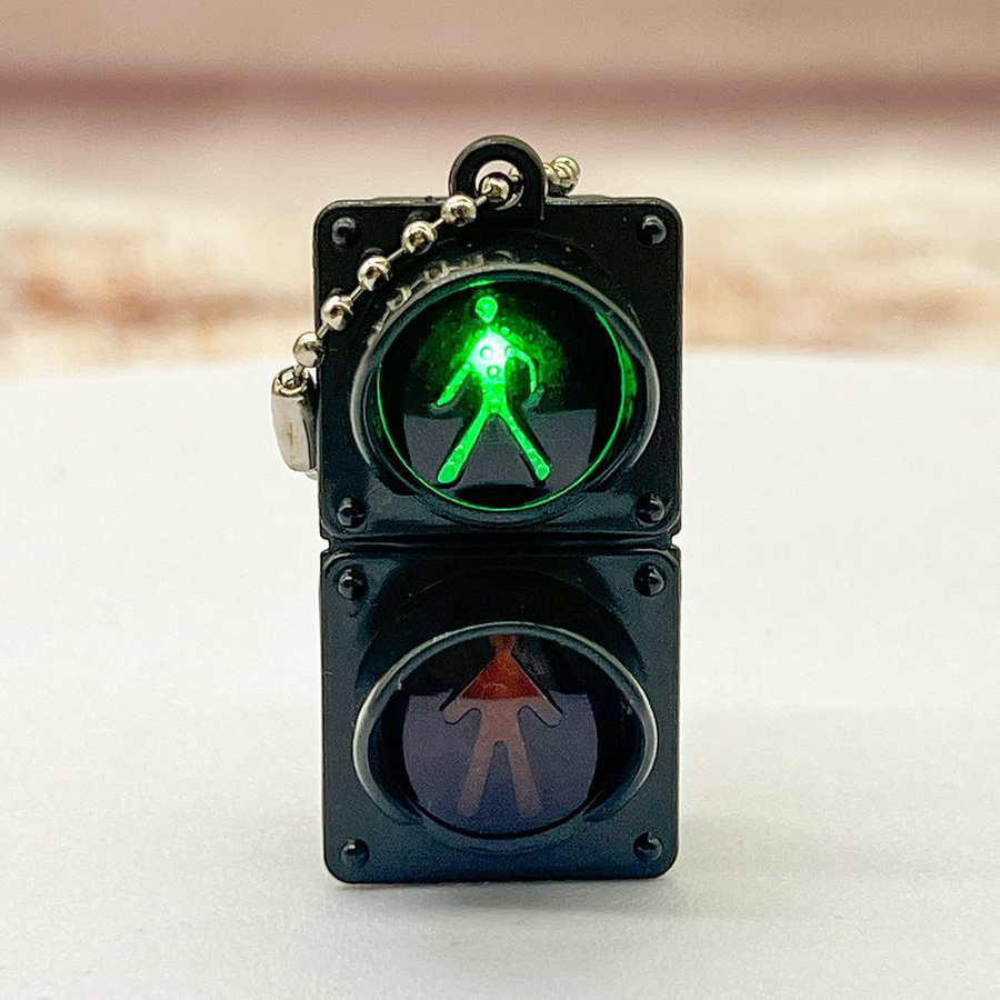 Linyi toy Fidget-Spielzeug Elektronischer Schlüsselanhänger mit Licht und Verkehrssimulation - Bild 2
