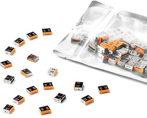 Smartkeeper USB-A Port Schloss UL03P2OR Orange - Bild 1